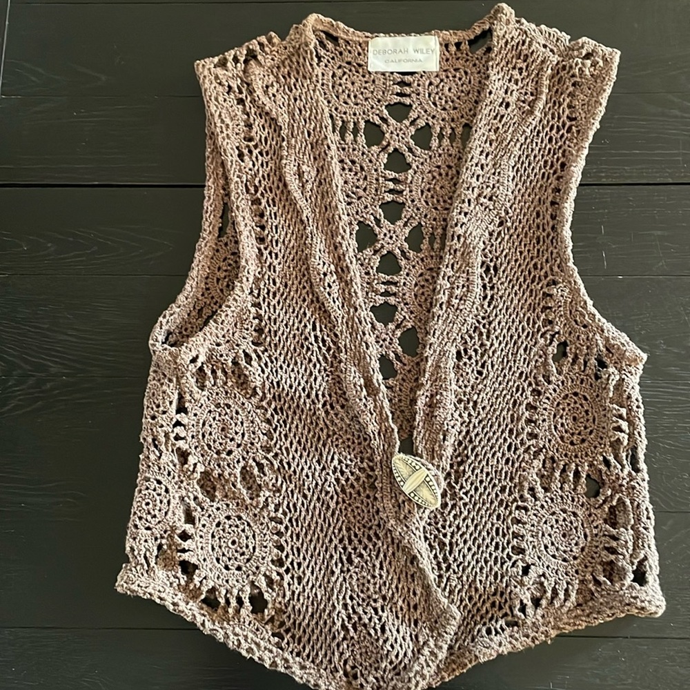 Vintage Heavy Cotton Boho Vest